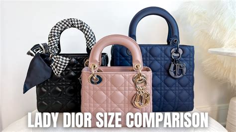 lady dior bag small vs medium